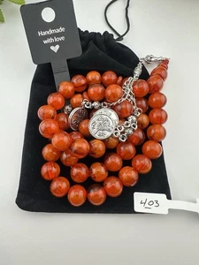 Vintage Misky Bernstein 33 Perlen Islam Gebet Rosenkranz Tasbih مسبحة مسباح مسكي جودة عالية - Bild 1 von 13