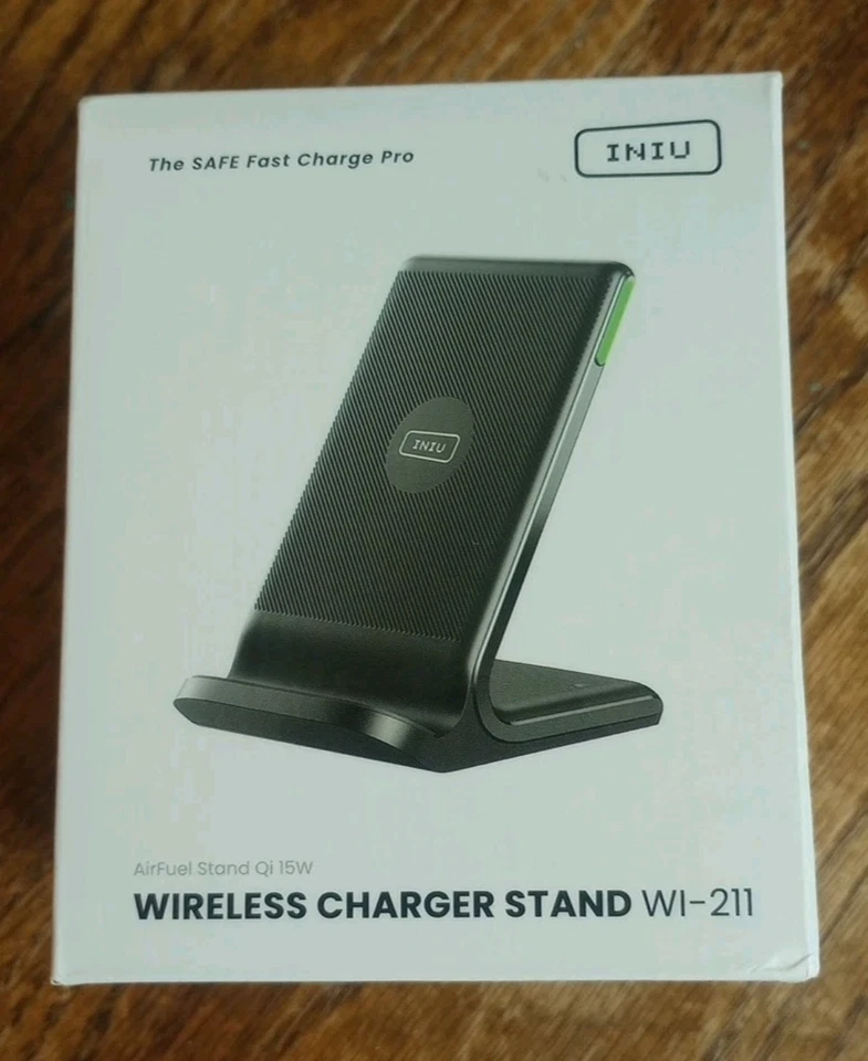 Soporte Cargador Inalámbrico INIU WI-211 Qi 15W Base de Carga Rápida Nuevo Caja Sellada Foto 1 de 1