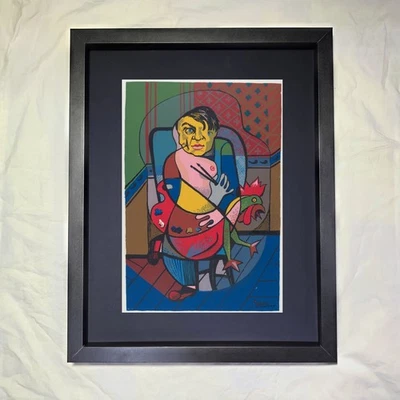 Harry Sternberg "Pablo Picasso" Arte enmarcado personalizado Foto 1 de 3