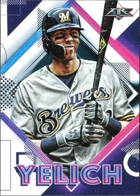 2020 Topps Fire Christian Yelich #198 - Image 1 of 2