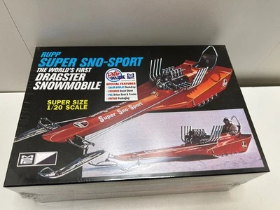 MPC 1/20 Rupp Super Sno-Sport Snow Dragster Plastic Model Kit MPC961 - Image 1 of 4