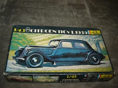 复古 Heller 模型套件 1939 Citroen II CVL 1/43 比例 Ex Cond 开始烤架 — 第 1/4 张图片