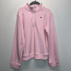 Vineyard Vines Youth Girl Quarter Zip Pullover Long Sleeve Shirt Size XS - Picture 1 of 8