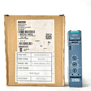 SIEMENS 3RP2505-1BW30 SIRIUS TIME RELAY V1.05 - Picture 1 of 11