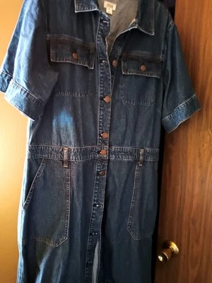 Vestido vaquero para mujer A.N.A XL Foto 1 de 4