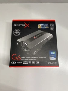 Sound BlasterX G6 External Sound Card Ps4 Xbox Pc - Picture 1 of 3