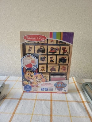 Juego de actividades de estampillas de madera de Melissa & Doug Paw Patrol nuevo en caja y sellado Foto 1 de 2