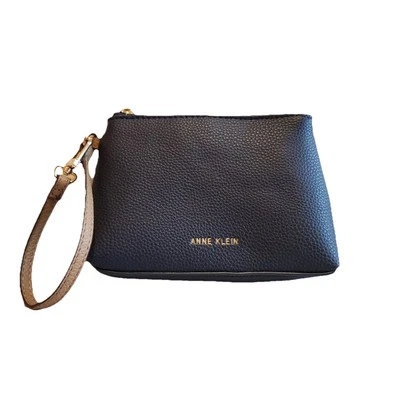 Anne Klein 腕带海军蓝手拿包学院学院学院风 — 第 1/4 张图片