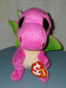 Ty Beanie Boos Darla The Pink Dragon New - Picture 1 of 7