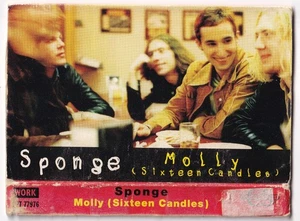 Sponge Molly Sixteen Candles I Hate Myself 1995 Cassette Tape Single Pinata - Picture 1 of 4
