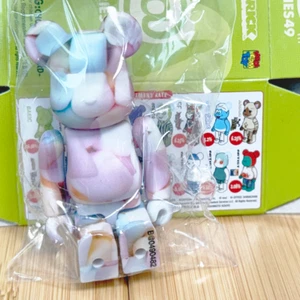 BE@RBRICK Bearbrick100% SERIES 49 🐻🧱Jellybean marshmallow 🍓🫐 From JAPAN - Picture 1 of 7