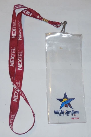 2003 NHL All Star Game Lanyard and Ticket holder Cover