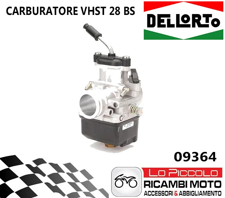 09364 CARBURATORE DELL´ORTO VHST 28mm BS VALVOLA PIATTA 2 TEMPI - Image 1 of 1