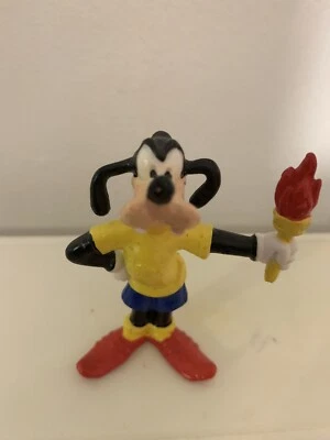 Figura Antorcha Olímpica Goofy PVC Disney Bullyland 1998 De Colección Foto 1 de 3