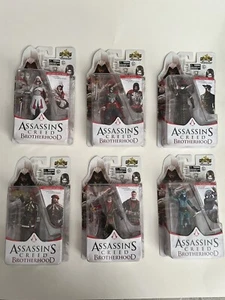 Lot of 6 Assassins Creed Brotherhood Action Figures FULL SET 2011 Gamestars Toys - Picture 1 of 16