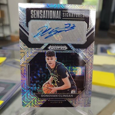 2023 Prizm DP Donovan Clingan Mojo Auto Sensational Signatures /25 GRADE IT! - Image 1 of 3