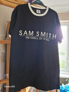 Sam Smith T Shirt Gr. S Neu ohne Etikett nie getragen Konzert Shirt THRILL OF IT ALL - Bild 1 von 4