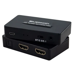 HDMI Bluetooth Audio Extractor Verteiler, Bluetooth V5.0,4K30Hz,3,5mm Klinke - Bild 1 von 6