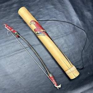 YAGUA ODER BORA PERU AMAZON INDIANER KINDER PFEIL UND BOGEN Spielzeug Tourist Bambus - Bild 1 von 13