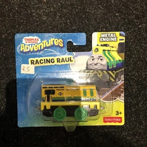 FISHER-PRICE METAL THOMAS TANK ENGINE & FRIENDS ADVENTURES "RACING RAUL" FBC35 - Picture 1 of 3
