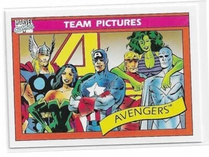 1990 Impel Marvel Universe #138 Avengers - Picture 1 of 1