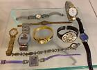 Lot of 10 Watches Timex, Acqua, Corvette, Geneva & Other Un-Named Parts Only