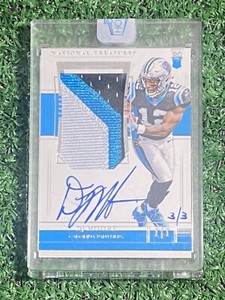 2018 Panini National Treasures Football DJ Moore RPA Rookie Patch Auto  /3 🐻