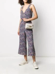 Michael Michael Kors Size XS NEW $155 Crepe Floral Dainty Bloom Jumpsuit, Romper - Picture 1 of 8