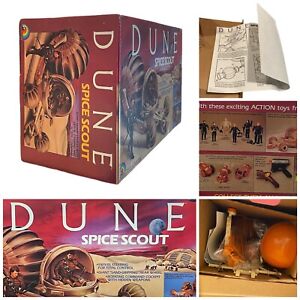 1984 Vintage LJN Toys Dune Spice Scout Vehicle 100% Complete, Bags, Inserts MINT
