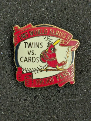 Pin cards da World Series 1987 vs. Ventiladores Twins 3.000.000 - Imagem 1 de 2