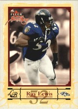 2004 Fleer Sweet Sigs Football Card #30 Ray Lewis