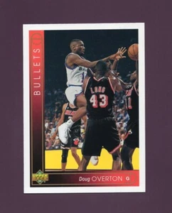 1993-94 Upper Deck Doug Overton #326 - Washington Bullets - Picture 1 of 2