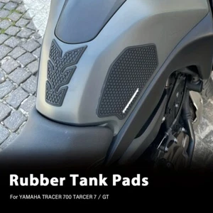 Pegatina de agarre de tanque para Yamaha Tracer 7 GT Tracer 700 almohadillas protectoras de tanque de combustible - Imagen 1 de 12