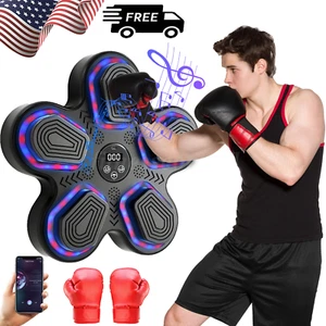 2025 Upgraded Smart Music Boxing Machine 9-Training Modes w/Boxing Gloves Music - Picture 1 of 13
