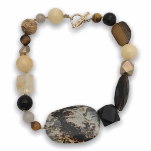 "Collar Sigrid Olsen piedras preciosas semipreciosas joyas con cuentas 16""" - Imagen 1 de 8