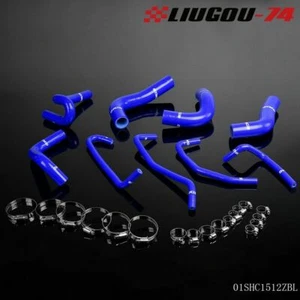 SILICONE RADIATOR HOES PIPE KIT CLAMPS BLUE FIT FOR 94-97 MAZDA MIATA MX5 1.8 US - Bild 1 von 11