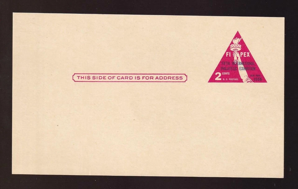 USA 1956 unaddressed 2¢ FIPEX card - Image 1 of 1