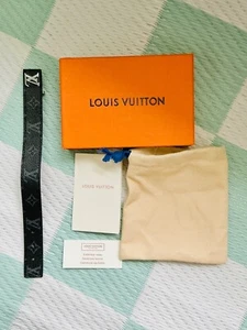 Men’s Louis Vuitton LV Slim Bracelet Adjustable Size 9 in - Picture 1 of 5
