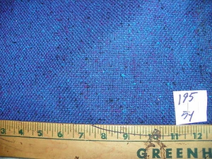 Blue Black Specked Nylon Upholstery Fabric  1 Yard  R195 - Picture 1 of 1