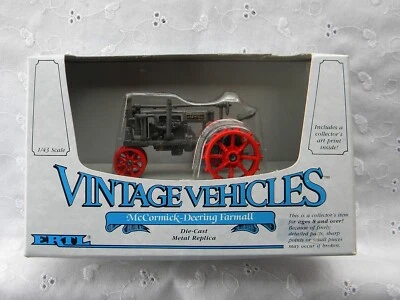 Ertl Vintage Vehicles McCormack Deering Farmall Die Cast Metal Replica In Box - Image 1 of 4