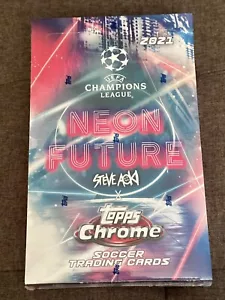 2021 Topps Chrome Steve Aoki Neon Future UEFA Champions League Hobby Box Sealed - Bild 1 von 6