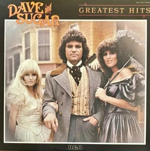 DAVE & SUGAR  HAND SIGNED AUTOGRAPH PHOTO W/LP ALBUM "GREATEST HITS" - Picture 1 of 3