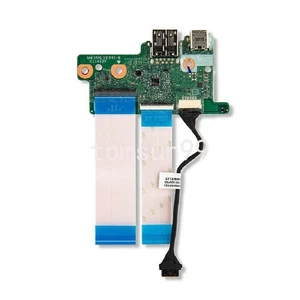 For HP Chromebook 11 G7 EE USB Board Daughterboard W/ Cables L52570-001 - Afbeelding 1 van 2