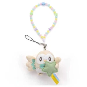 Correa de juguete de peluche Pokemon PokePeace (versión Hoshizora) Rowlet - Imagen 1 de 1