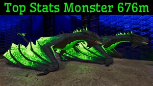 ARK Survival Ascended PvE Top estadísticas Monster Fire Wyvern 676 m PC/XBOX/PS5 ASA - Imagen 1 de 15