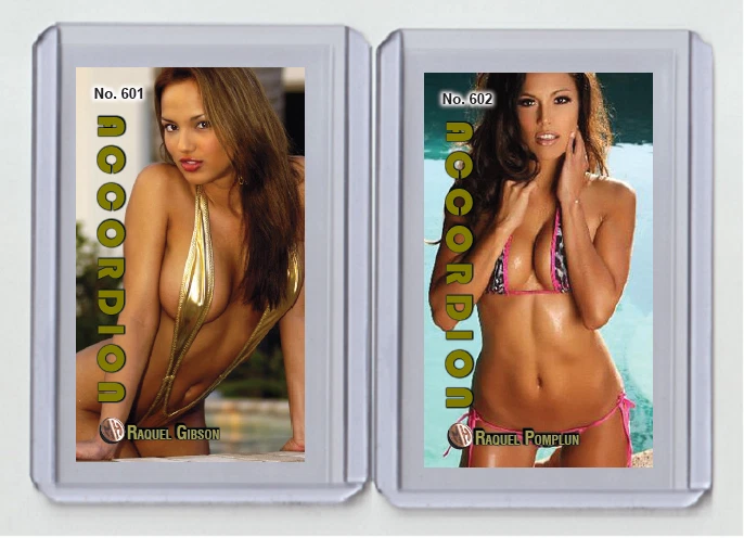 Raquel Pomplun rare MH Accordion #'d x/3 Tobacco card no. 602 - image 1 of 1