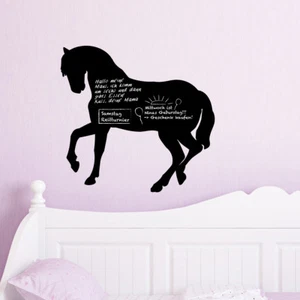  Tafelfolie Pferd, Wandsticker, Wandaufkleber, Wanddekoration - Bild 1 von 7