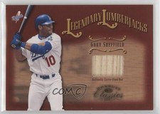 2002 Donruss Classics Legendary Lumberjacks /500 Gary Sheffield #LL-32