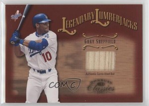 2002 Donruss Classics Legendary Lumberjacks /500 Gary Sheffield #LL-32