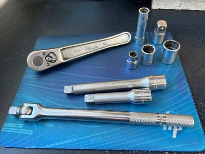 Lote de herramientas a presión 3/8" unidad FV71 trinquete FV10B barra de interruptor enchufes extensión 🔥 Foto 1 de 4